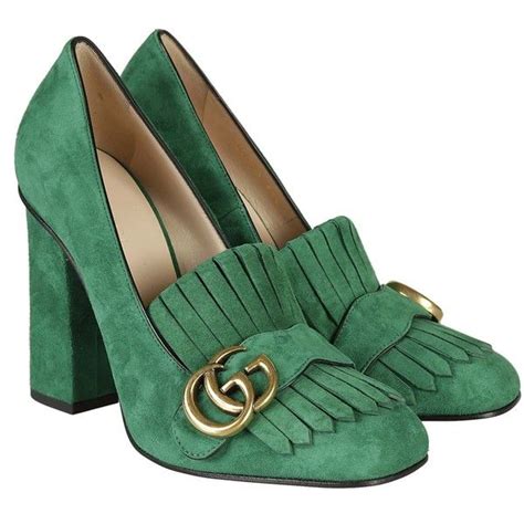 gucci green high heels size 9|gucci stiletto heels.